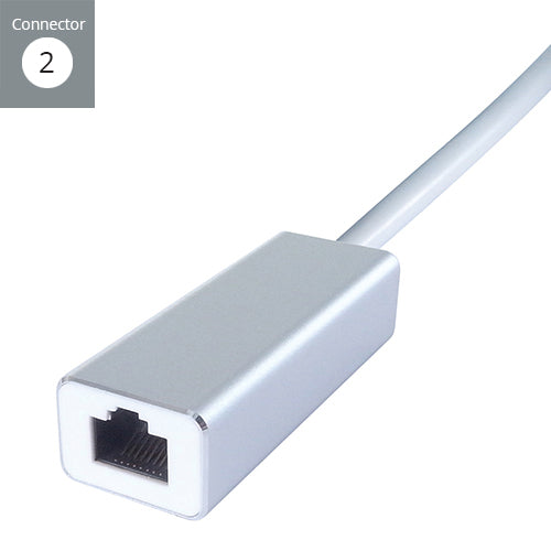 connektgear USB 3 to RJ45 Cat 6 Gigabit Ethernet Adapter - Male to Female