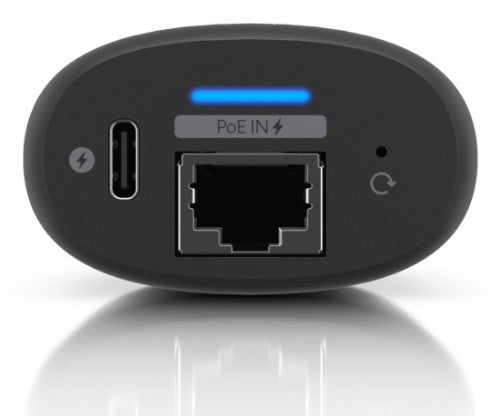 Ubiquiti managed digital signage player for HDMI displays that supports media content playback  web mode  and USB-C peripherals