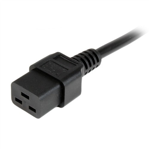 StarTech.com 6ft (2m) UK Computer Power Cable, 16AWG, BS 1363 to C19, 13A 250V, Black Replacement AC Power Cord, UK Power Cable for PC and Network Equipment