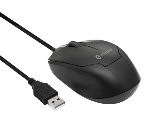 eSTUFF GLB213002 mouse Office Ambidextrous Optical 1200 DPI