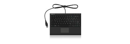 KeySonic ACK-3410 (DE) keyboard Office USB QWERTZ German Black