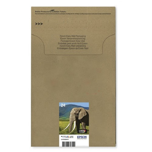 Epson C13T24284510/24 Ink cartridge multi pack Bk,C,M,Y,LC,LM for Easymail, 6x360 pages 1x240pg + 5x360pg, 1x5.1ml + 5x4.6ml Pack=6 for Epson XP 750