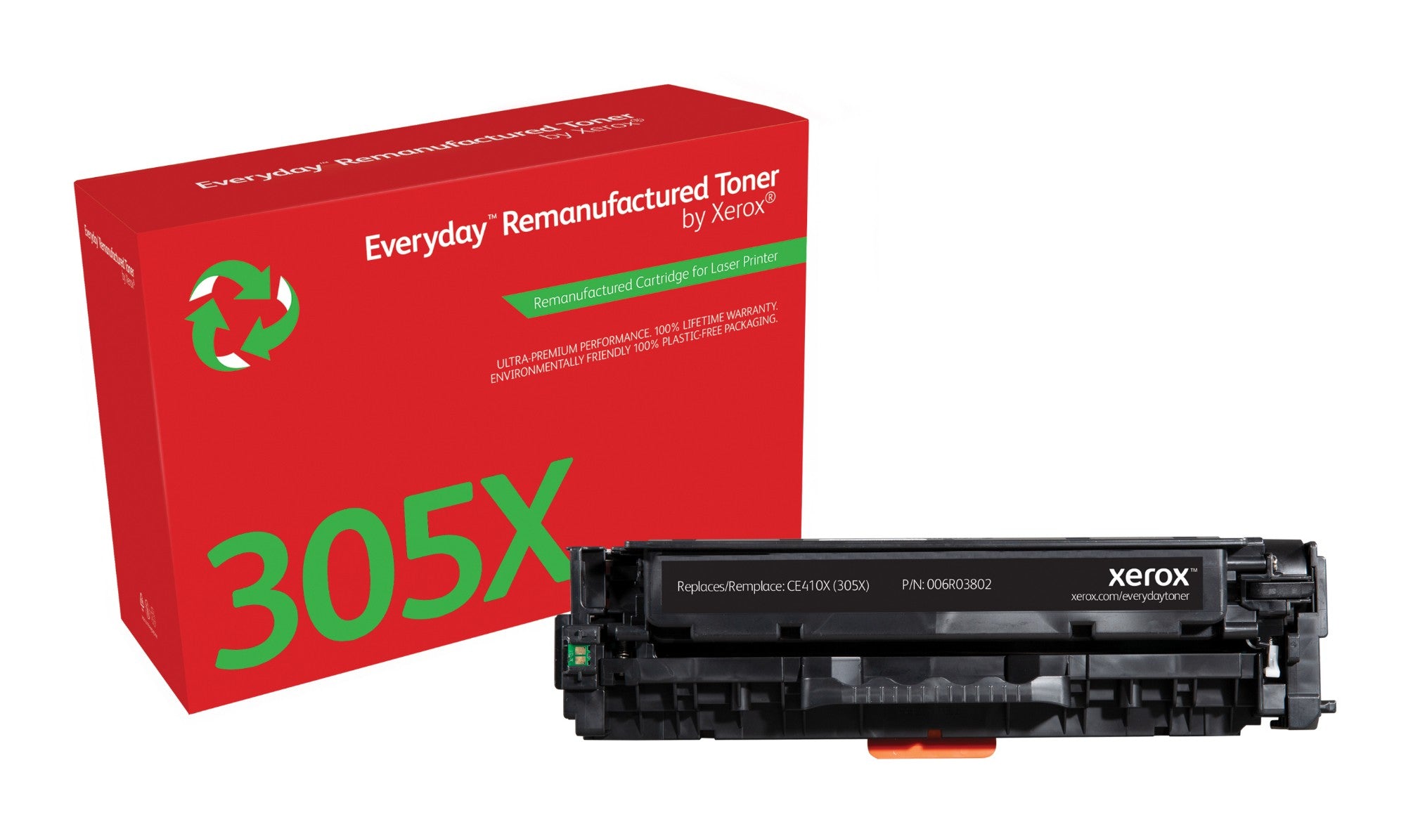 Xerox 006R03802 Toner cartridge black, 4K pages (replaces HP 305X/CE410X) for HP LaserJet M 375