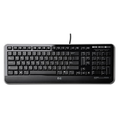 HP QY776AA keyboard USB QWERTY English Black