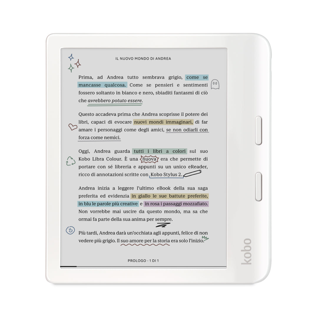 Rakuten Kobo Libra Colour e-book reader Touchscreen 32 GB Wi-Fi White