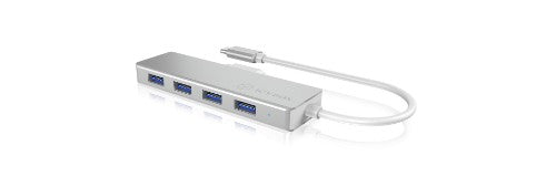 ICY BOX IB-HUB1425-C3 USB 3.2 Gen 1 (3.1 Gen 1) Type-C 5000 Mbit/s Silver