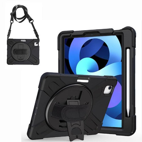 eSTUFF AUSTIN Defender Case for iPad Pro 11 2022/2020/2018/Air 5/4 10.9 - Black