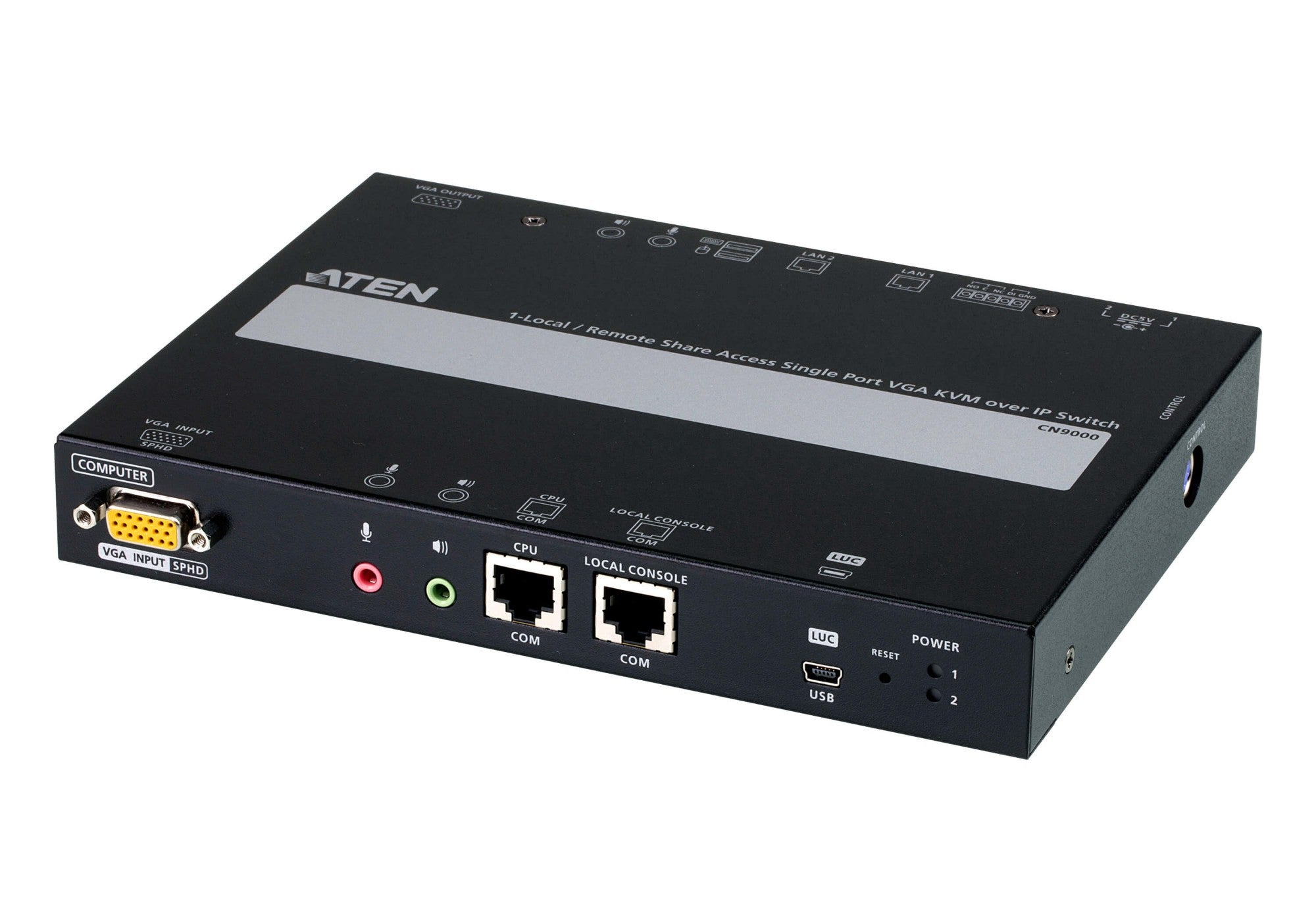 ATEN CN9000 KVM switch Black