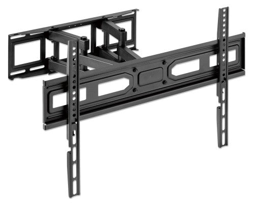 Manhattan Wall Mount for TV & Monitors (Full Motion), For screens 32" to 65", VESA compatability: all between 100x100mm and 600x400mm - check the dimensions of the four mounting holes on back of screen to ensure it fits, Max 40kg, Black, Bracket, Lifetime