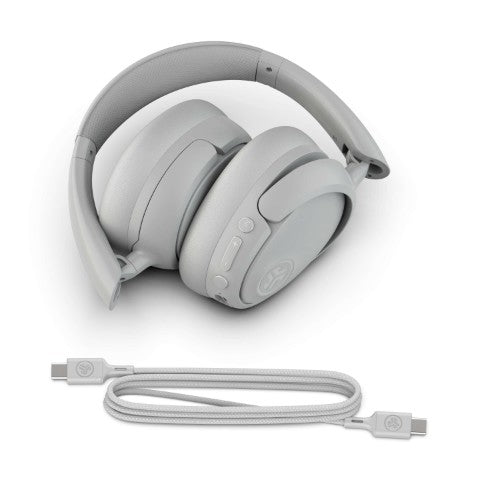 JLab Lux ANC Headset Wireless Head-band Music Bluetooth White