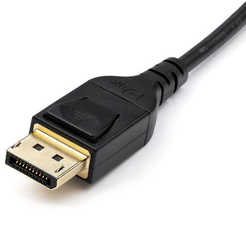 StarTech.com 6ft (2m) VESA Certified Mini DisplayPort to DisplayPort 1.4 Cable - 8K 60Hz HBR3 HDR - Super UHD mDP to DP 1.4 Cord - Slim (34 AWG) Ultra HD 4K 120Hz - Monitor/Video Cable