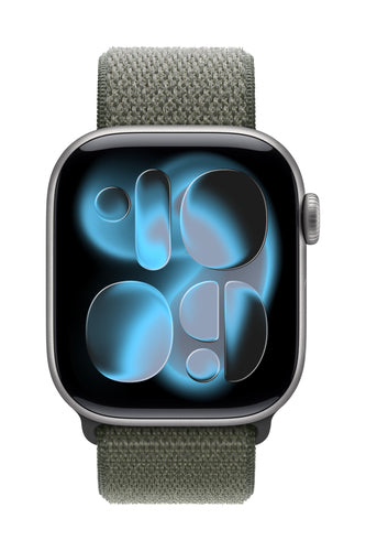 Apple MFFD4ZM/A smart wearable accessory Band Green Nylon, Recycled polyester, Spandex