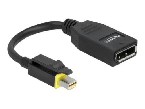 DeLOCK 65978 video cable adapter 0.15 m Mini DisplayPort DisplayPort Black