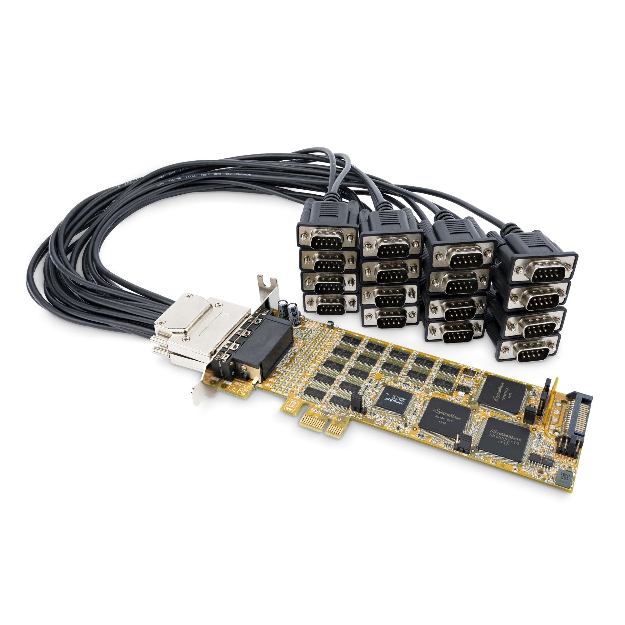 StarTech.com 16-Port Low-Profile Serial Card - RS232 - PCI Express