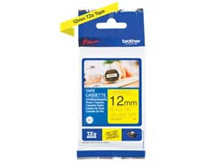 Brother TZE-631S DirectLabel black on yellow Laminat 12mm x 4m for Brother P-Touch TZ 3.5-18mm/6-12mm/6-18mm/6-24mm/6-36mm