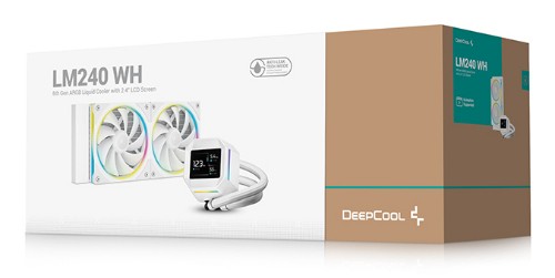 DeepCool LM240 WH Processor Liquid cooling kit 12 cm White 1 pc(s)