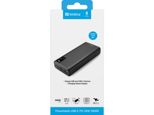Sandberg Powerbank USB-C PD 20W 20000