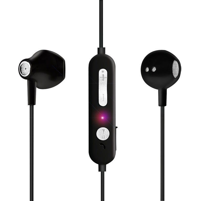 LogiLink BT0056 headphones/headset Wireless In-ear, Neck-band Micro-USB Bluetooth Black