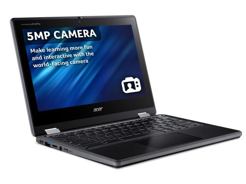 Acer Chromebook SPIN 511 R756TN-TCO N100 4GB/64GB Intel® N 29.5 cm (11.6") Touchscreen HD LPDDR5-SDRAM eMMC Wi-Fi 6E (802.11ax) ChromeOS Black