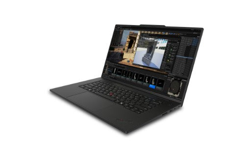 Lenovo ThinkPad P1 Gen 7 Intel Core Ultra 7 155H Mobile workstation 40.6 cm (16") WQXGA 32 GB LPDDR5x-SDRAM 1 TB SSD NVIDIA GeForce RTX 4060 Wi-Fi 7 (802.11be) Windows 11 Pro UK English Black