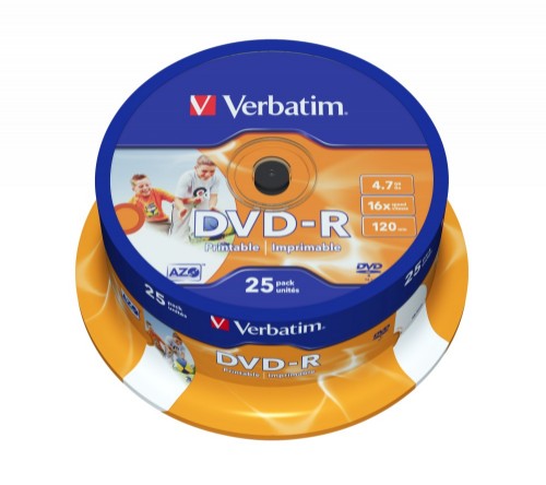 Verbatim 43538 blank DVD 4.7 GB DVD-R 25 pc(s)