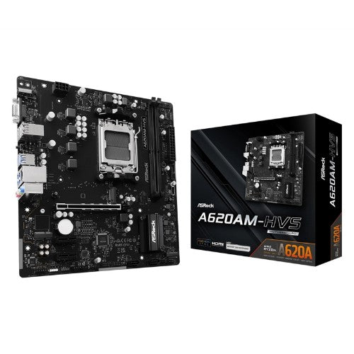 Asrock A620AM-HVS AMD A620A Socket AM5 micro ATX