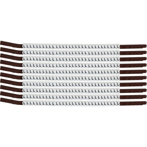 Brady SCN-15-L cable marker Black, White Nylon 300 pc(s)