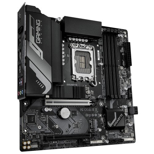 GIGABYTE B760M GAMING X WIFI6E GEN5 Motherboard - Supports 14th Gen. Intel Core CPUs, 8+1+1 phases VRM, up to 5600MHz DDR5, 2xPCIe 4.0 M.2, Wi-Fi 6E, 2.5 GbE LAN, USB 3.2 Gen 1
