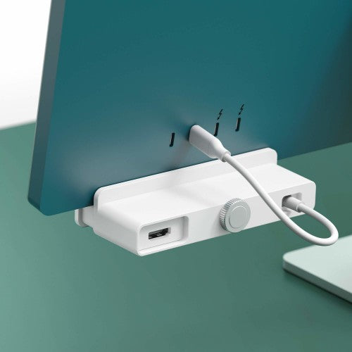 HYPER HD34A8 notebook dock/port replicator USB 3.2 Gen 1 (3.1 Gen 1) Type-C White