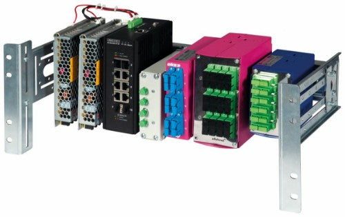 Equip Rails 19', 4U DIN, RAL7035 Grey