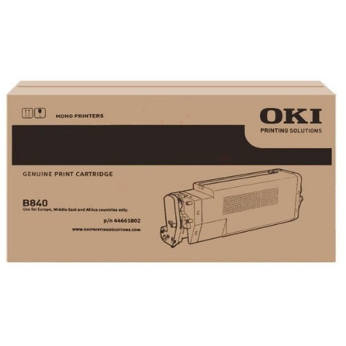 OKI 44661802 Toner cartridge black, 20K pages ISO/IEC 19752 for OKI B 840