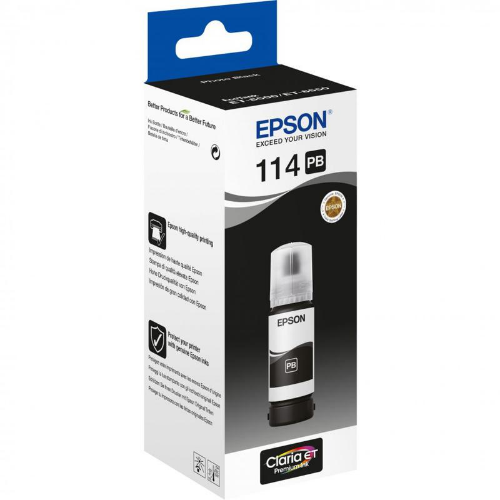 Epson C13T07B140/114 Ink bottle foto black, 6.7K pages 2300 Photos 70ml for Epson ET-8500