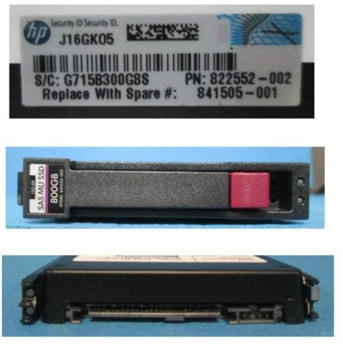 HPE 841505-001 internal solid state drive 800 GB 2.5" SAS