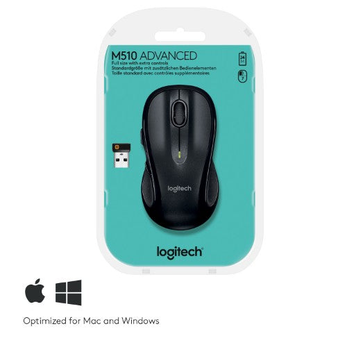 Logitech M510 mouse Right-hand RF Wireless Laser 1000 DPI