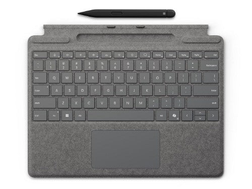 Microsoft Surface Pro Keyboard + Slim Pen QWERTY Microsoft Cover port Platinum