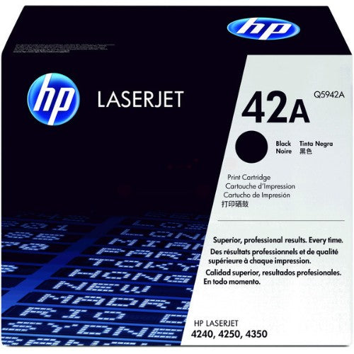 HP Q5942A/42A Toner cartridge black, 10K pages ISO/IEC 19752 for HP LaserJet 4240/4250