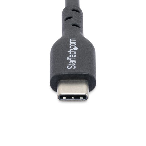 StarTech.com 13ft (4m) USB-C Charging Cable, Charge & Sync, 60W (3A) PD, USB 2.0 Laptop Charger Cable, TPE Jacket - Black USB C Charging Cord