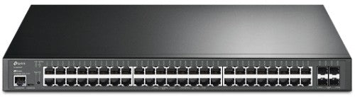 TP-Link JetStream 48-Port Gigabit and 4-Port 10GE SFP+ L2+ Managed Switch with 48-Port PoE+