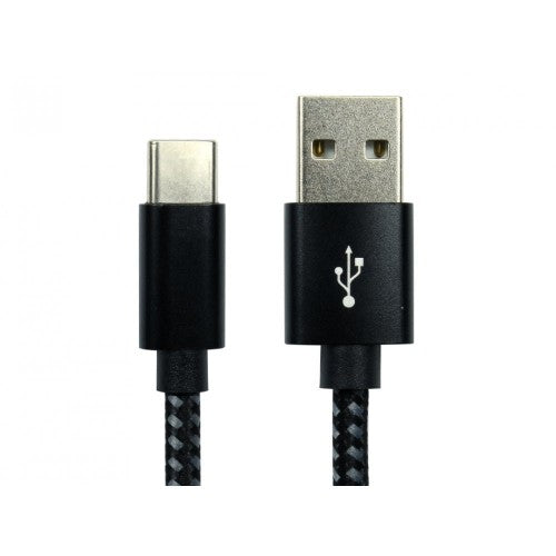Cables Direct NLMOB-941BDBK USB cable USB 2.0 1 m USB A USB C Black