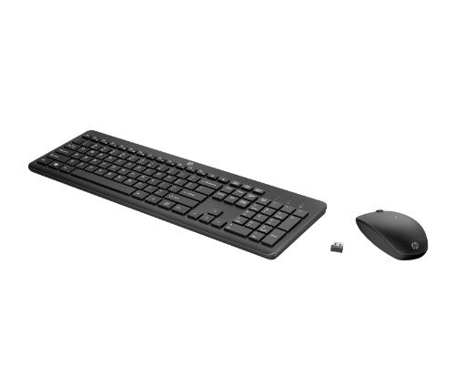 HP Sps- Brac Wl Combo keyboard Mouse included Office RF Wireless Black