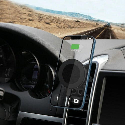 eSTUFF ES638130 mobile device charger Smartphone Aluminium Cigar lighter Wireless charging Fast charging Auto