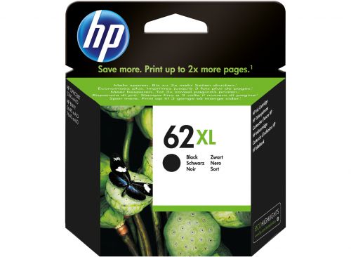 HP C2P05AE/62XL Printhead cartridge black high-capacity, 600 pages ISO/IEC 24711 for HP Envy 5640
