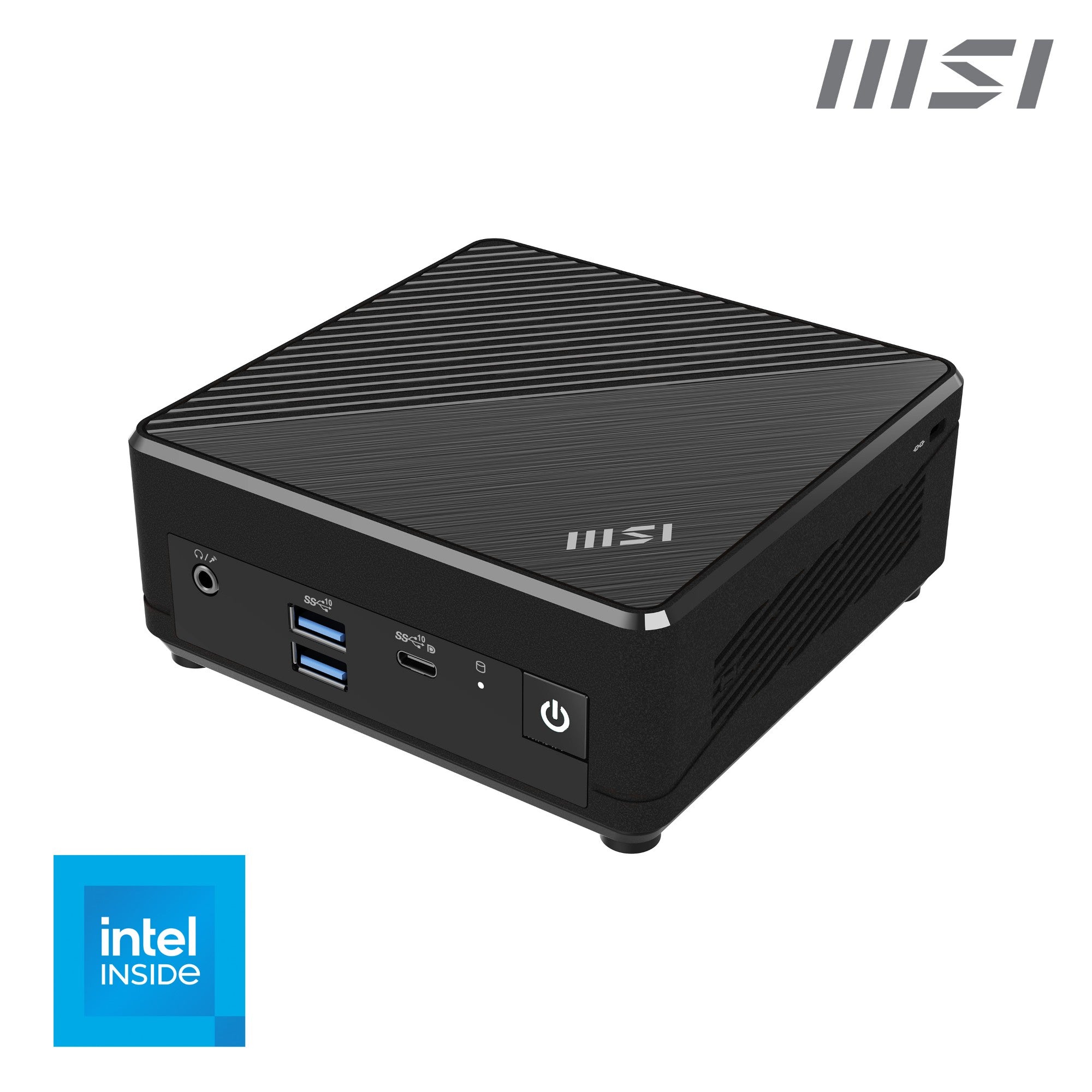 MSI Cubi N ADL S Intel N100 Barebone, NUC, SFF, Mini Computer, HTPC, (NO RAM, NO Storage, NO OS), Fanless/UHD Graphics/Type C/HDMI/DisplayPort/Dual LAN/WiFi 5/BT 5.1/VESA