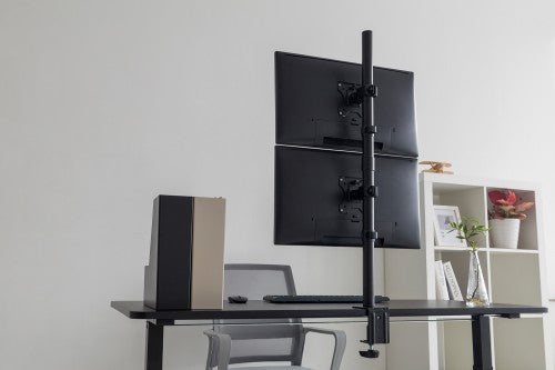 Digitus Dual vertical monitor mount, 2x 32", 2x 8 kg