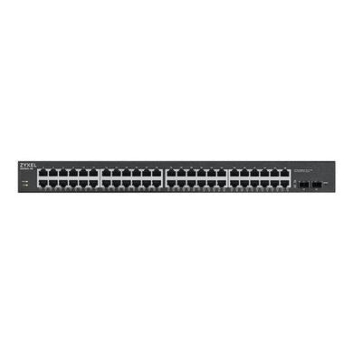 Zyxel GS1900-48HP Managed L2 Gigabit Ethernet (10/100/1000) Power over Ethernet (PoE) 1U Black