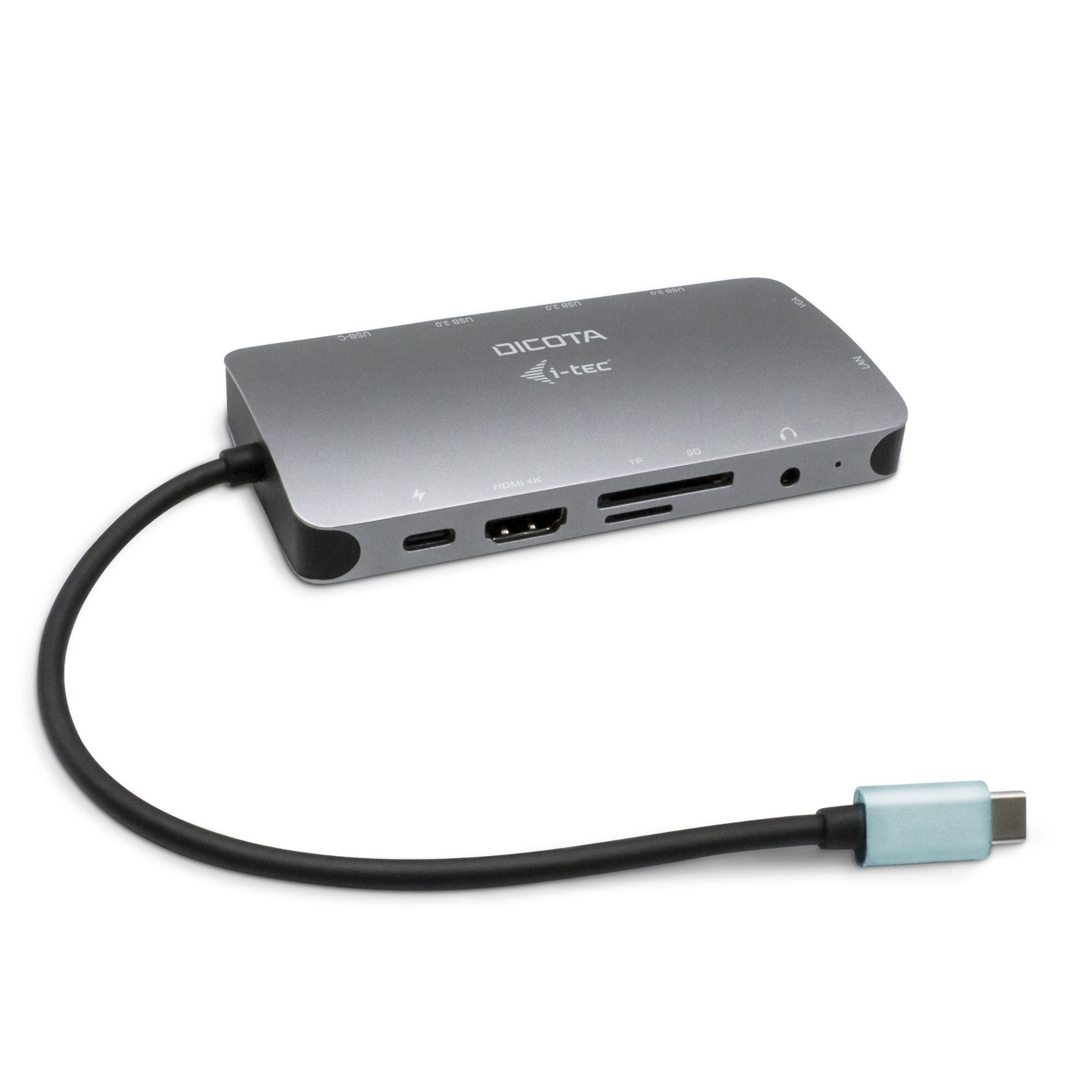 DICOTA D31955 laptop dock/port replicator Wired USB Type-C Anthracite