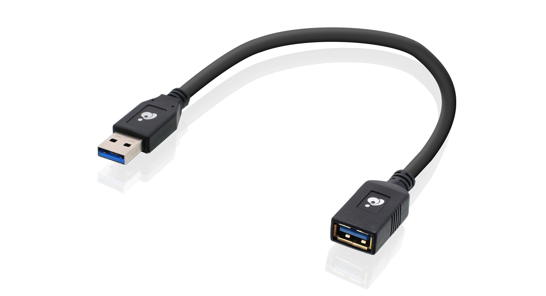 iogear G2LU3AMF USB cable 0.3 m USB 3.2 Gen 1 (3.1 Gen 1) USB A Black