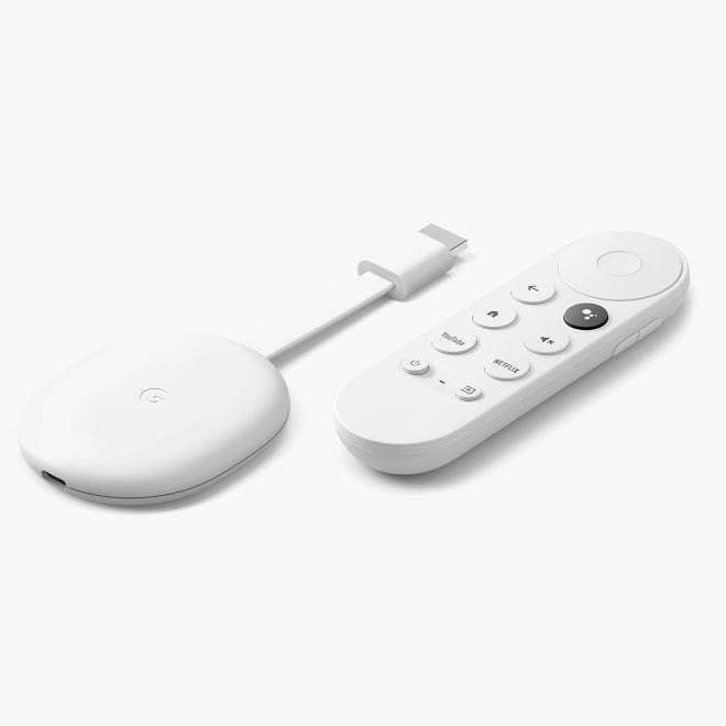 Google Chromecast with GoogleTV HDMI 4K Ultra HD Android White