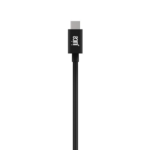 Juice JUI-CABLE-TYPEC-TYPEC-1M-RND-BLK USB cable 2 m USB 3.2 Gen 1 (3.1 Gen 1) USB A USB C Black