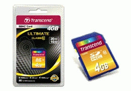 Transcend SD Card SDXC/SDHC Class 10 4GB